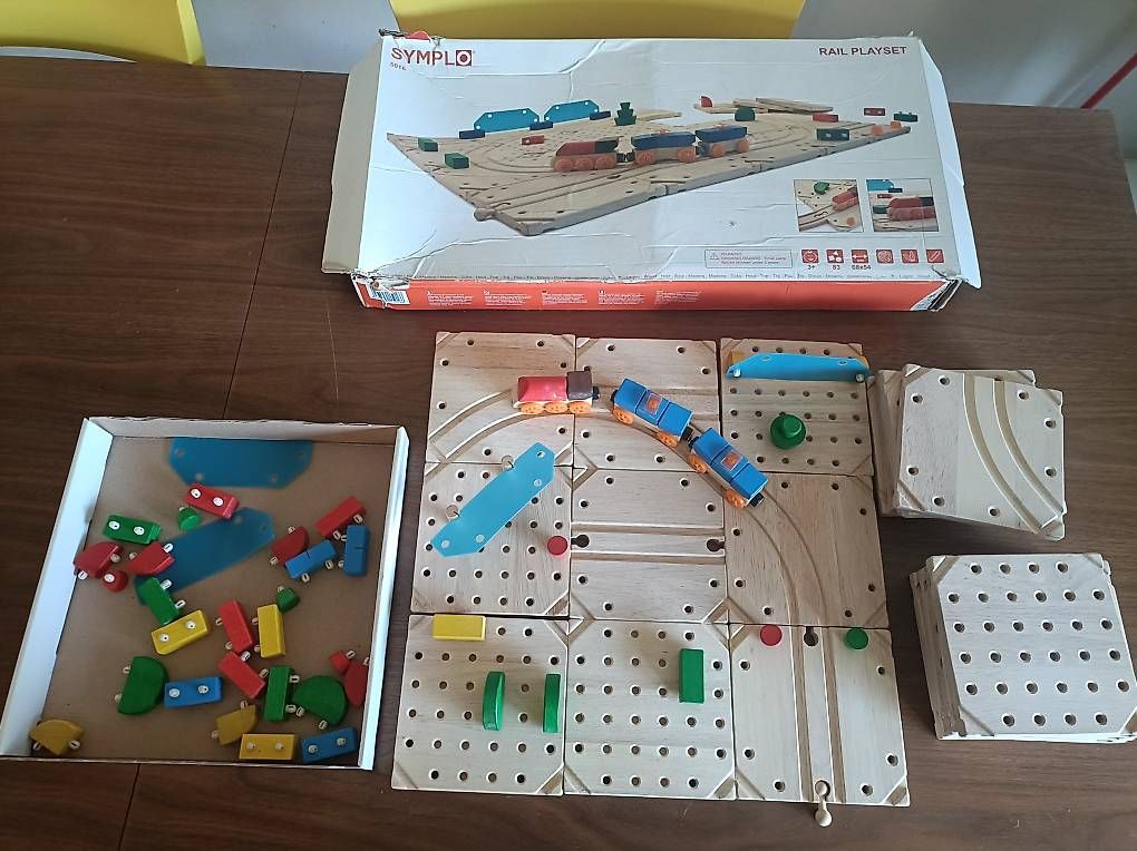 Baukästen: Train en bois Symplo Rail Playset – Gebraucht aus Chêne Bougeries von guimzou