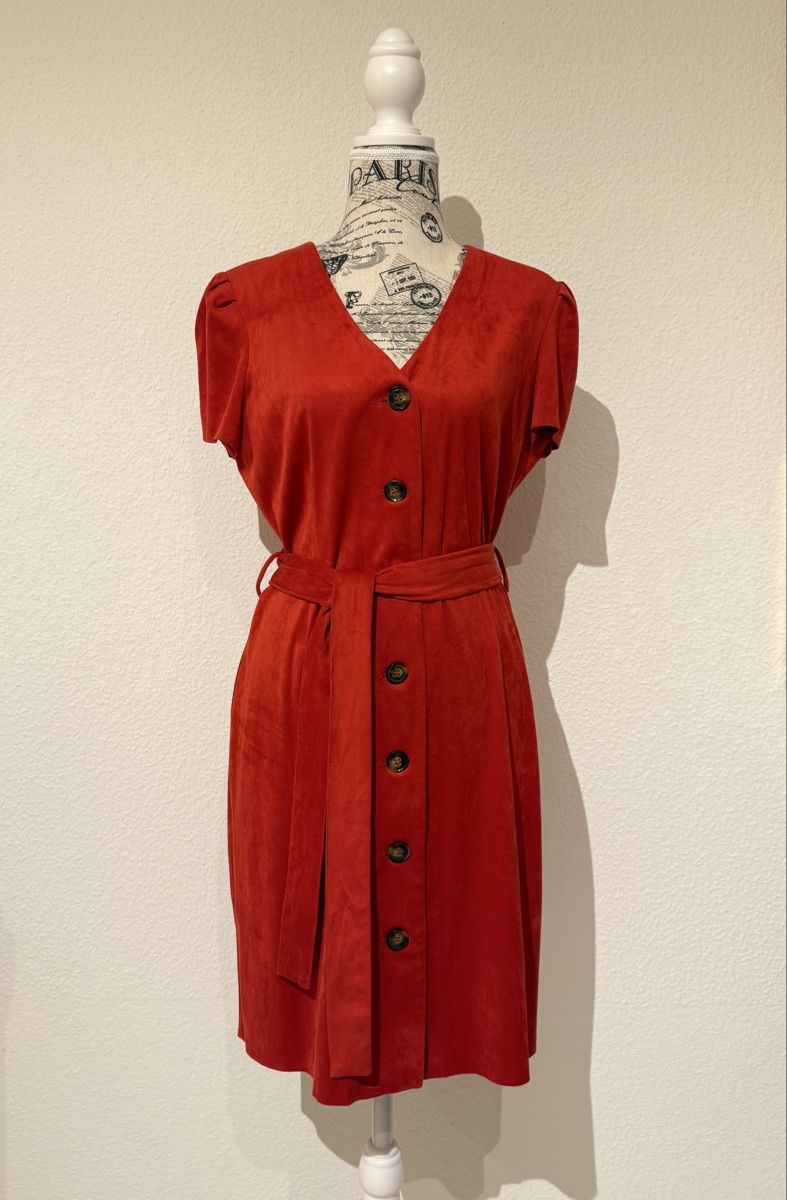 Mango Vestiti: MANGO  Kleid in Wildlederoptik G.S – Nuovo (secondo la descrizione) da Oberwil BL venduto da DANA_FOX 1