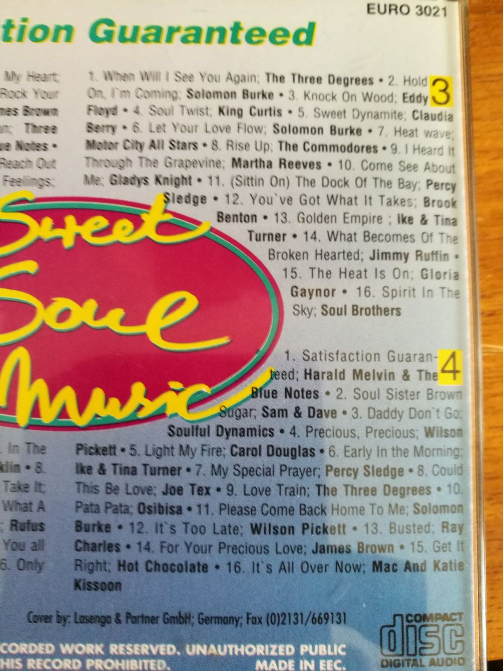 CD: Soul Golden Classics 4 CDs – Nuovo (secondo la descrizione) da Horn venduto da toromungo 2