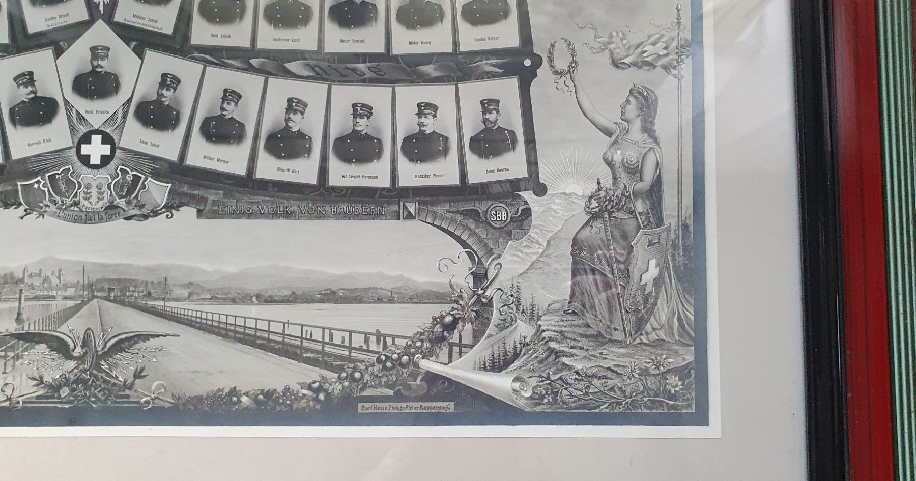 Poster & Bilder: Bild 1908 - Schweizerischer Zugspersonal Verein Rapperswil – Gebraucht aus Kreuzlingen von Rschweiz1 2