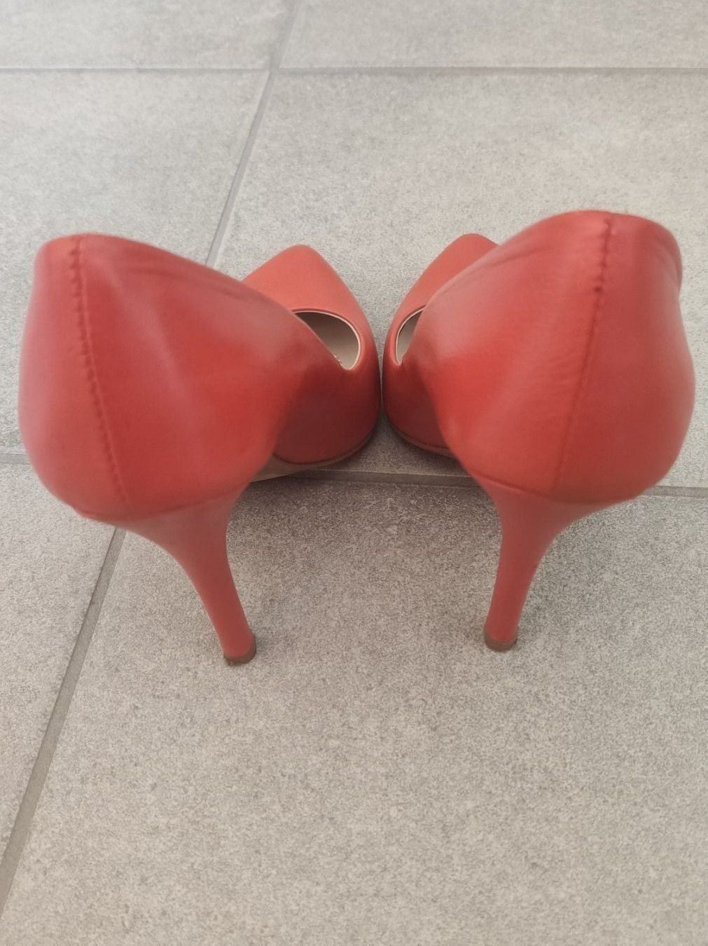Zara Scarpe da donna: Zara orange pump shoes size 37 – Usato da Zug venduto da LindaManga 2