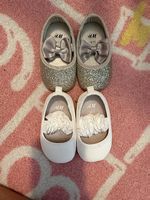 2 paia di ballerine H&M bimba  taglia 16/17  NUOVE
