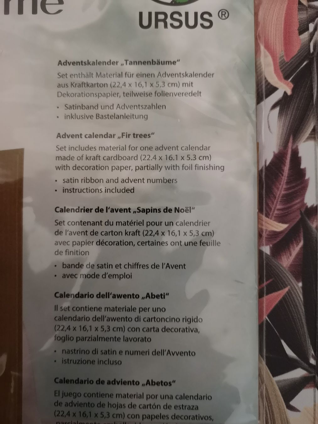 Kalender: Calendrier de l'avent – Neu und originalverpackt aus Sion von CeSo25 2