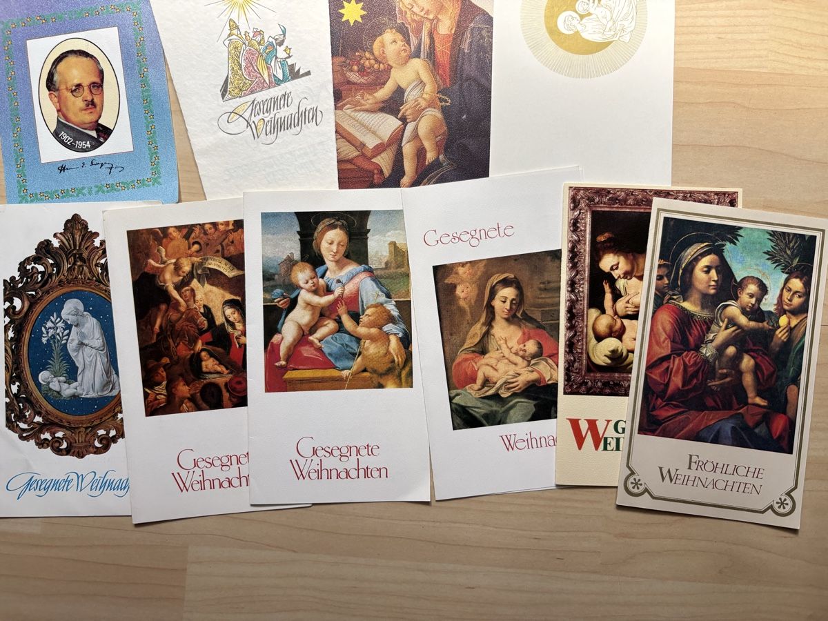 Tutti i francobolli: 14 Weihnachtskarten Briefmarken International  – Usato da Neunkirch venduto da dielocke72