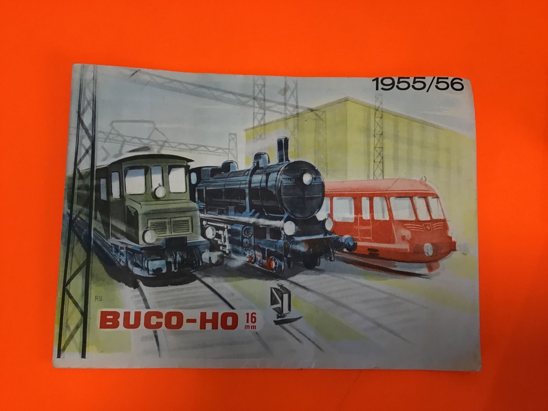 Buco Modelleisenbahnen: BUCO-HO Katalog 1955/56 16mm – Gebraucht aus Männedorf von Modelle-aller-Art