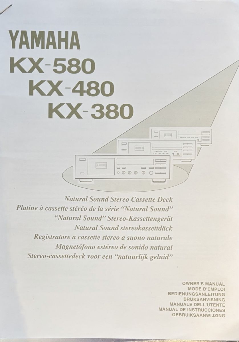 Musicassette: Yamaha KX 380 Cassette Deck – Usato da Oberwil BL venduto da micanojoma 2