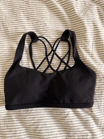 Lululemon sport-bh size 2 schwarz