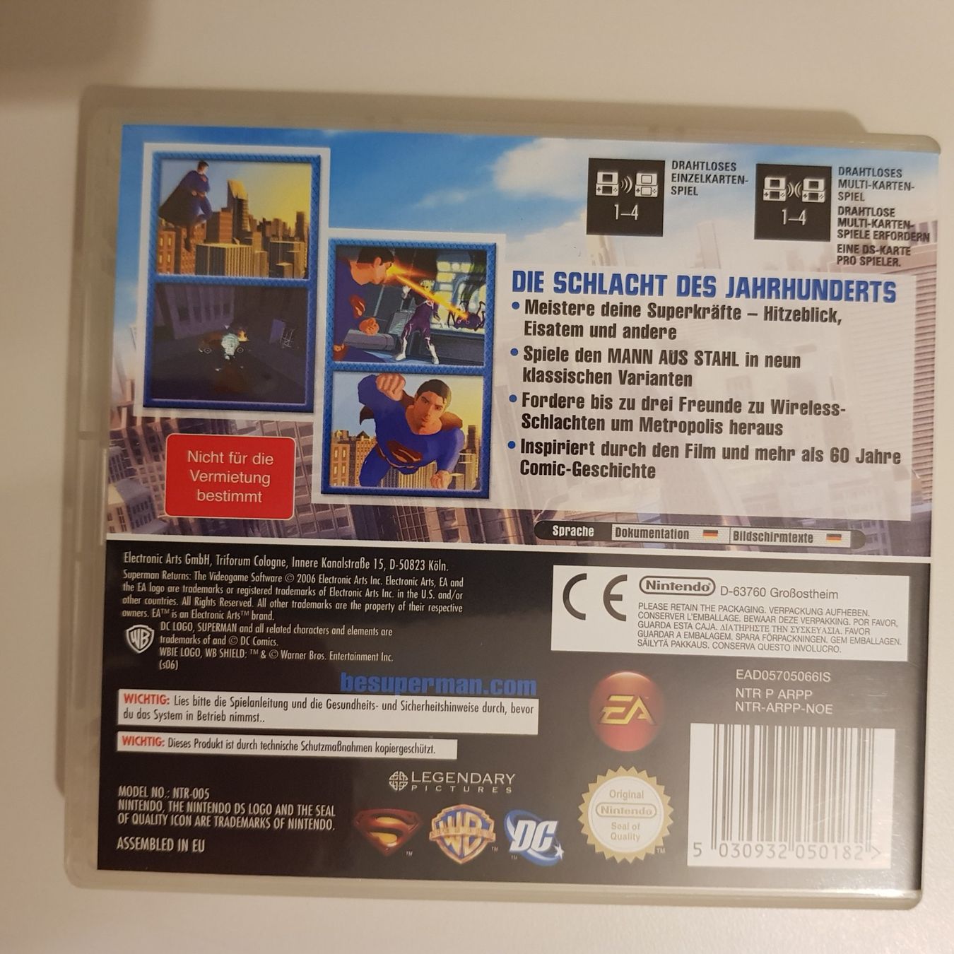 Nintendo Spiele: Superman Returns /DS – Gebraucht aus Münchenstein von 2DGames 1
