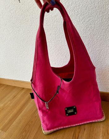 Pinke Sommer Handtasche von Saldarini 1882