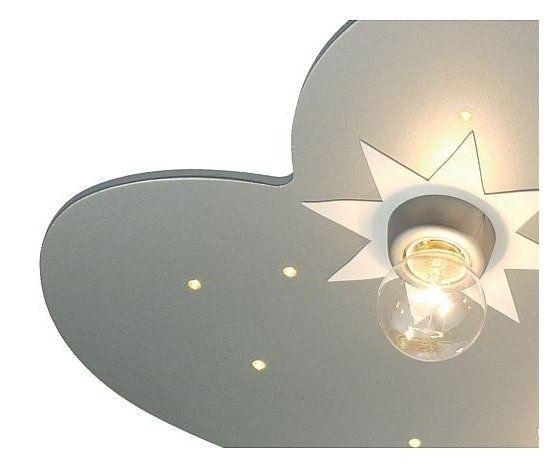 Lampadari & plafoniere: Niermann Standby 767 - Deckenleuchte silber Wolke titan – Nuovo (secondo la descrizione) da Müstair venduto da VenovaAG 2