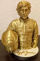 Ayrton Senna Büste, Gold, Sammlerstück, Mc Laren Honda
