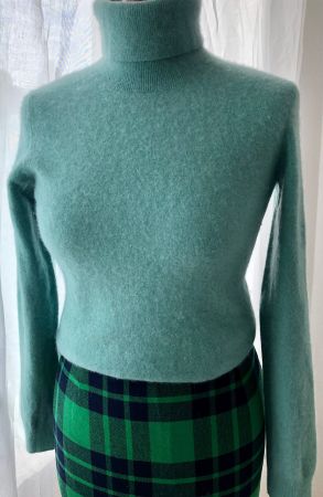 GLOBUS Cashmere Rollkragenpullover Pullover türkis S 36