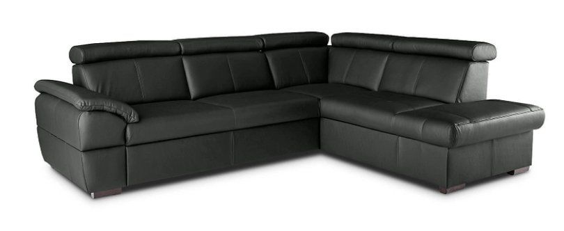 Conforama Sofas: Ecksofa TOWN Kunstleder Schwarz – Neu (gemäss Beschreibung) aus Bischofszell von thomasfrei3 3