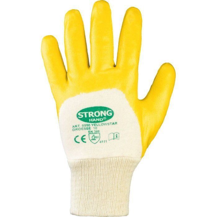 Tutti gli attrezzi: Strong Hand Yellowstar Nitril- – Nuovo e nell'imballaggio originale da Wiler b.Utzenstorf venduto da glasstec 1