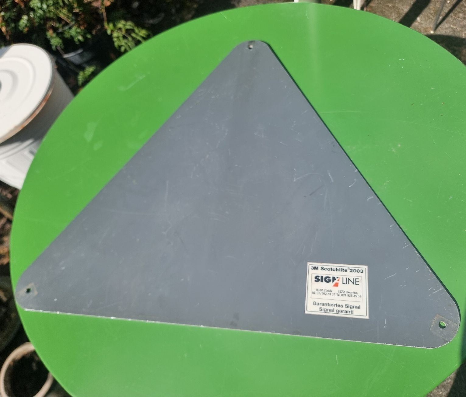 Insegne: Schulweg Warnschild 3M Scotchlite 2003 retroreflektierend  – Usato da Berschis venduto da treedosha01 3