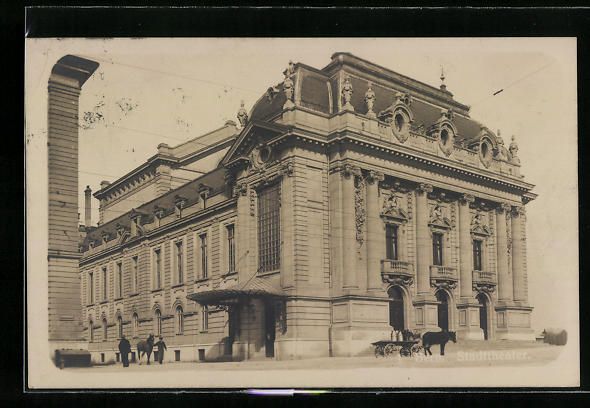 Ansichtskarten: AK Bern, Ansicht vom Stadttheater, 1911 – Gebraucht aus Berlin von bartko-reher