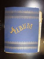 Album mit Glückwunschkarten-Sammlung