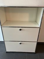 USM-Regal, weiss,1Klappe,1 Auszug, neuwertig