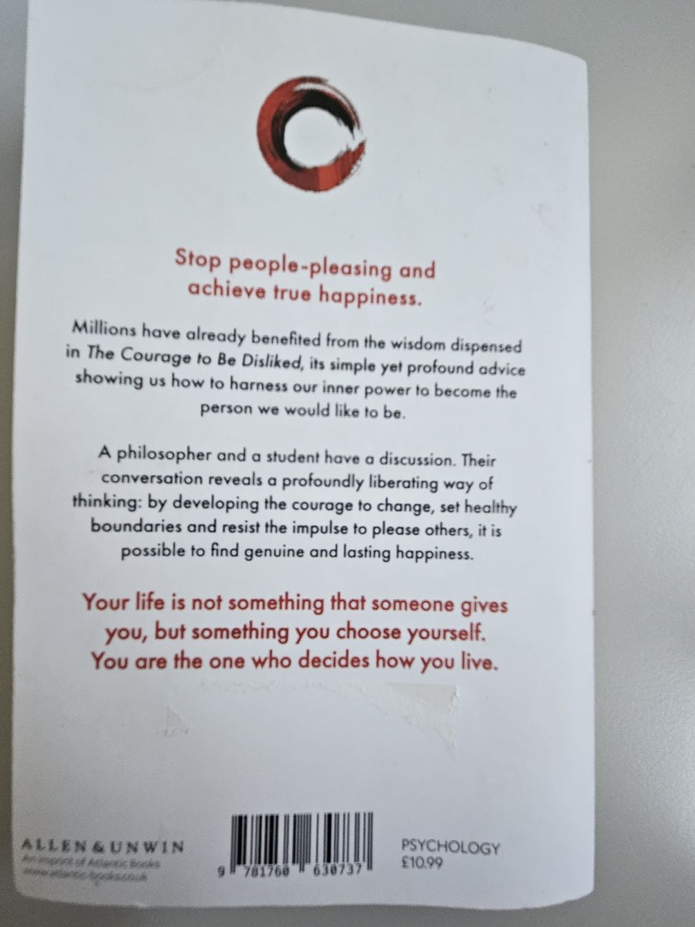 Bücher: The Courage to Be Disliked  – Gebraucht aus Bern von ves_2vjv 1