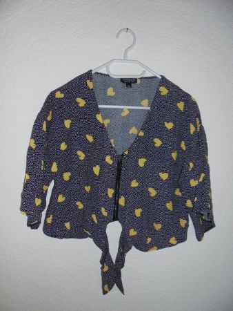 BLUSE VON TOPSHOP GRÖSSE 34