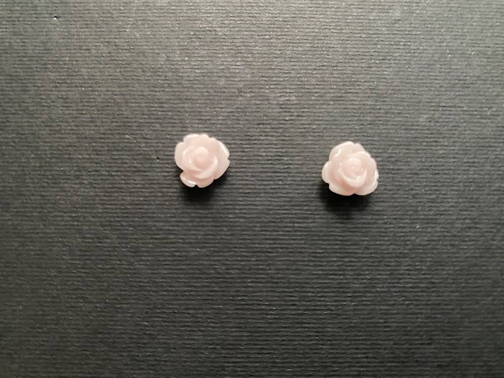Orecchini pendenti & Orecchini a lobo: Ohrstecker Rose blassrosa – Usato da Rumisberg venduto da Simba97