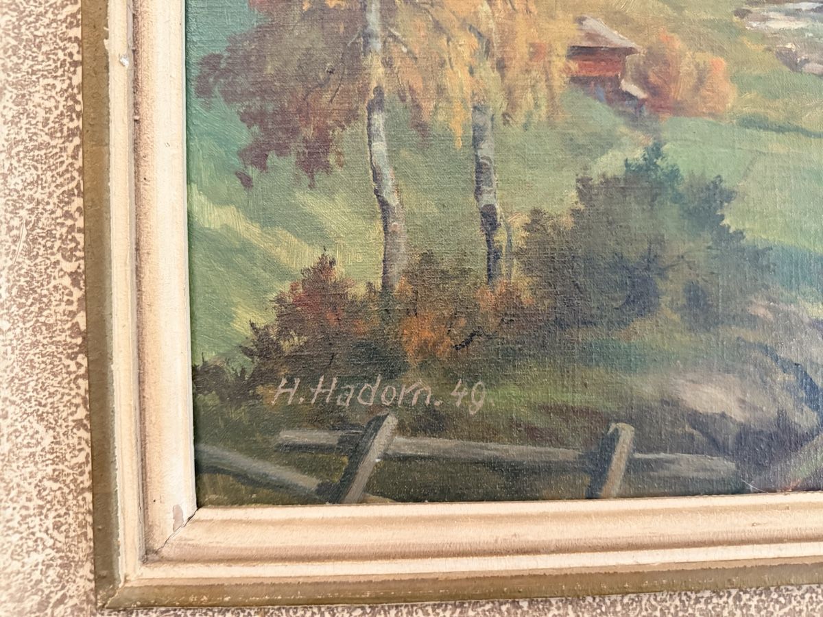 Dipinti: H. Hadorn - Ölgemälde  – Usato da Solothurn venduto da NUVICO 3
