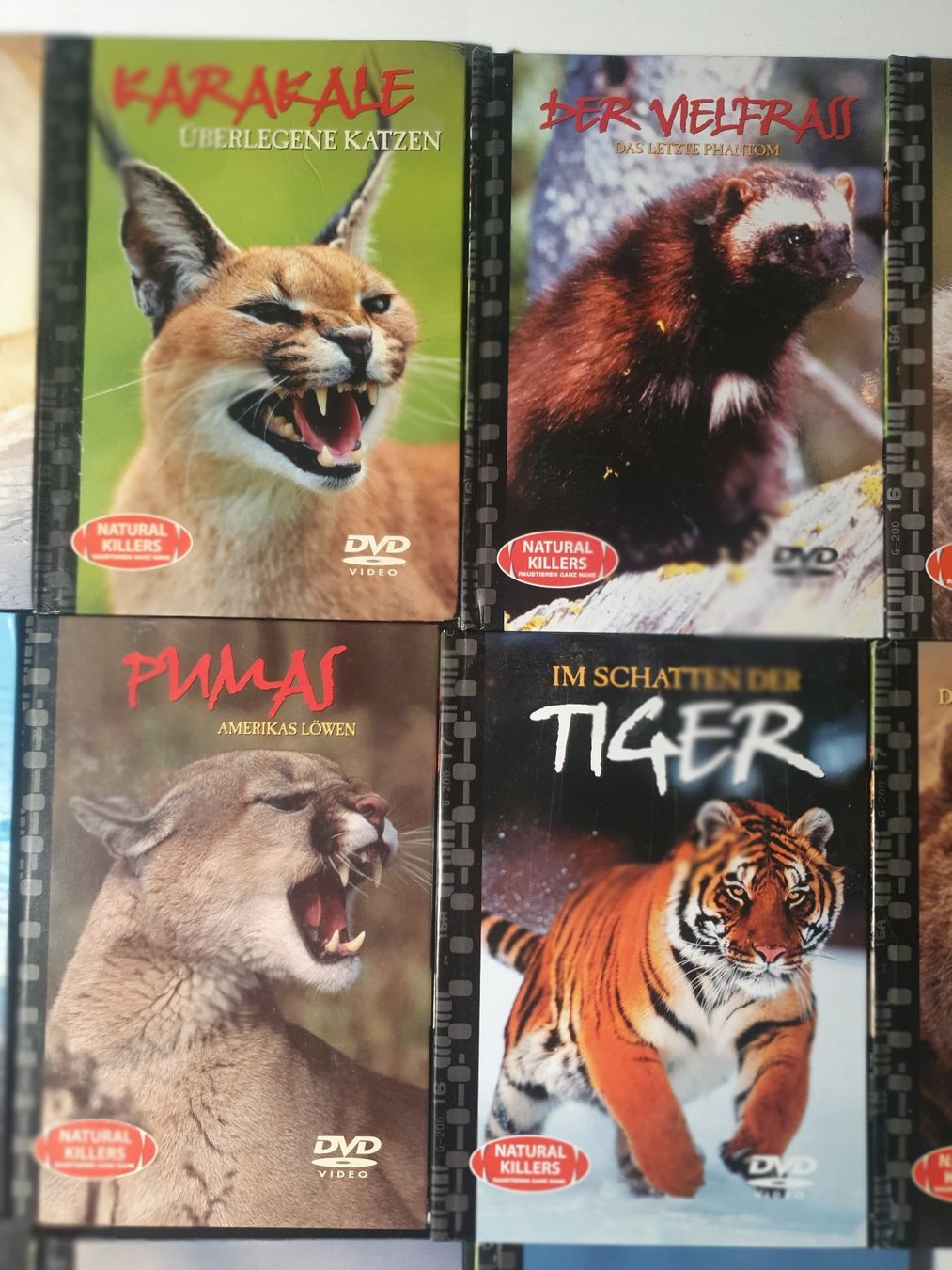 Tutti i DVDs: 16 Stk Natural Killers Tier DVDs – Usato da Zürich venduto da loosebone 3