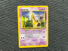 Pokemon Girafarig Non Holo Neo Genesis
