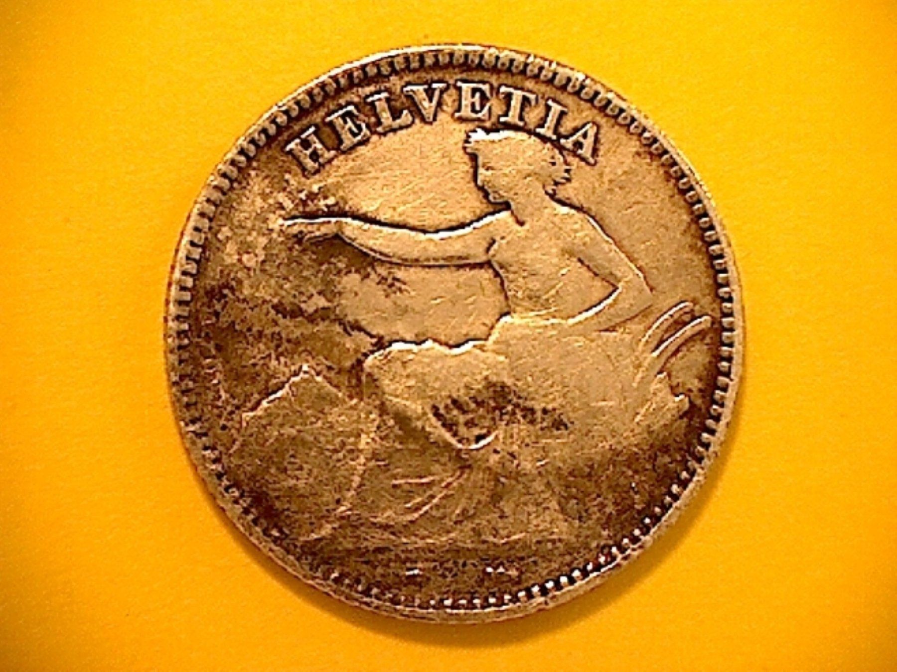 Alle Münzen: 1 Fr. 1850 – Gebraucht aus Buchs AG von Ged8 1