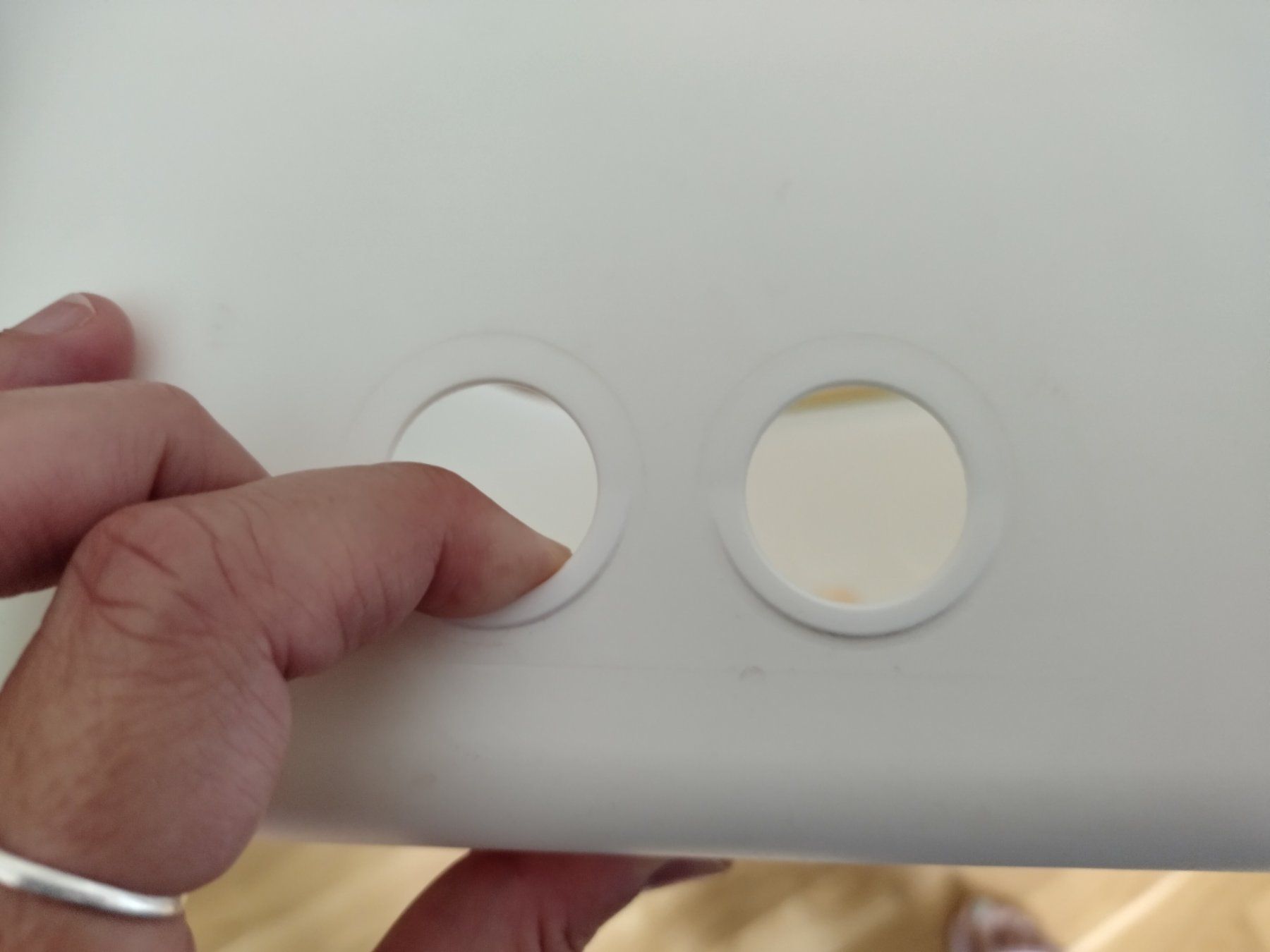 Ikea Sgabelli: Kinderhocker, weiß/grün, neuwertig – Usato da Densbüren venduto da TutaLarsen 4