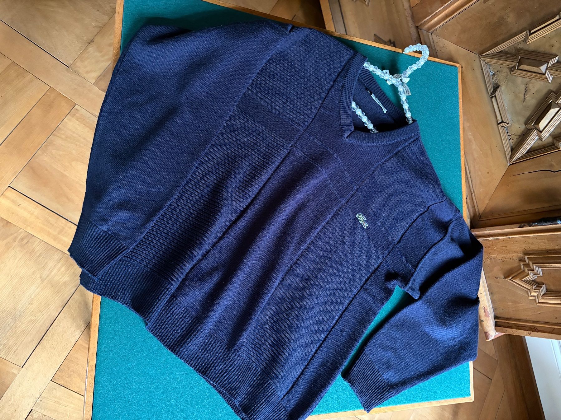 Lacoste Maglioni & Felpe: VINTAGE LACOSTE Pullover 100 % Baumwolle Gr. M / Herren/ – Usato da Interlaken venduto da Bona55 5