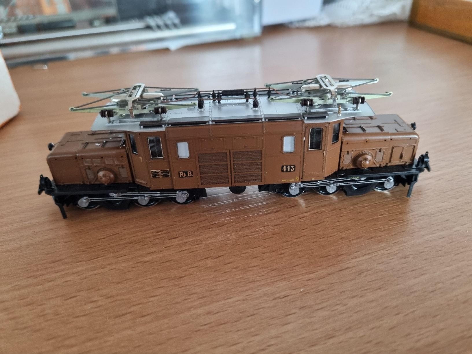 Bemo Modellini di ferrovie: Bemo H0e RhB Ge 4/4 II 413  – Usato da Schafisheim venduto da Ruki3 1