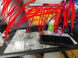 Custom watercooling fluid and some other parts 