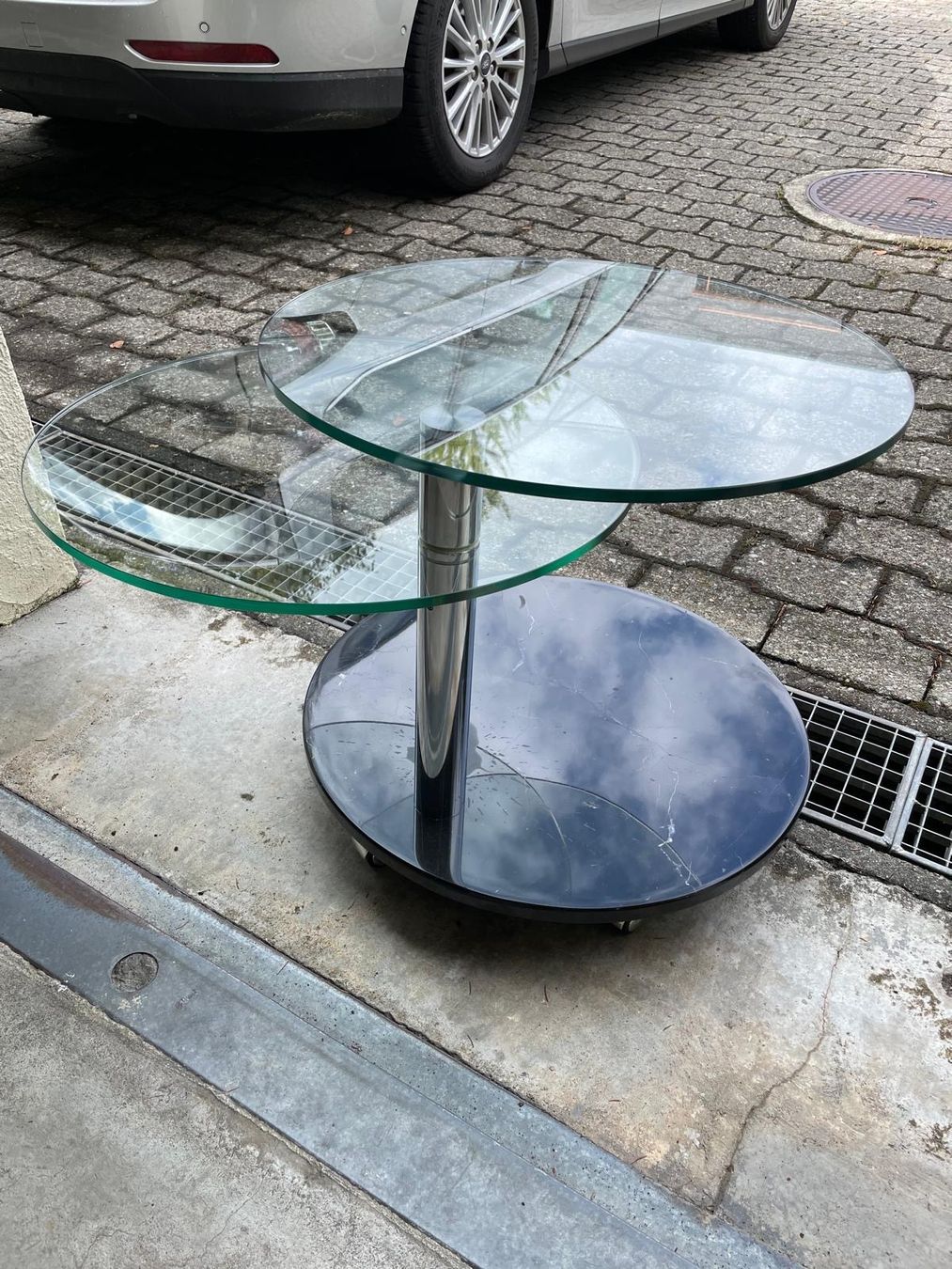 Tavoli: Salontisch Granit und Glas – Usato da Herzogenbuchsee venduto da jemar