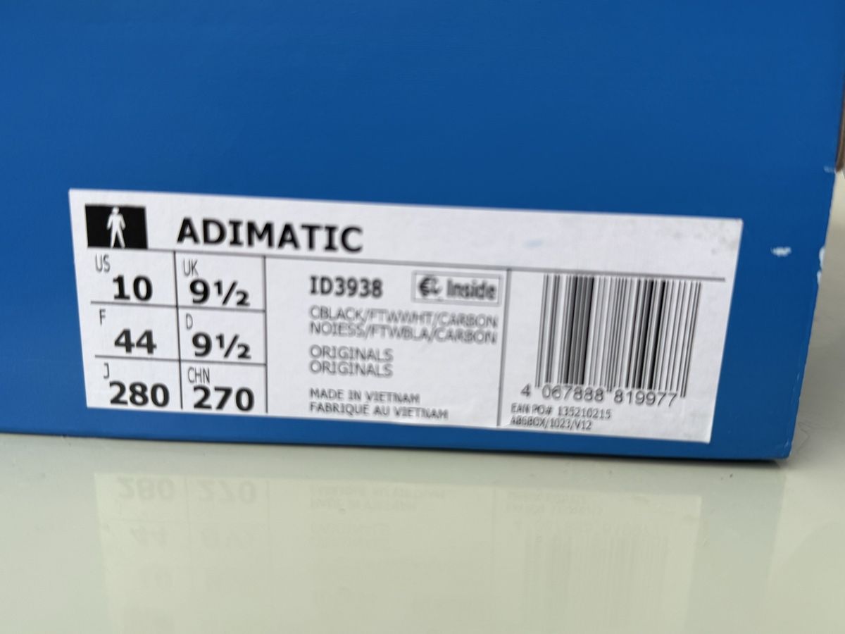 Scarpe da uomo: Adidas Adimatic Cblack, Grösse 44 – Nuovo e nell'imballaggio originale da Bern venduto da kleibi4 3