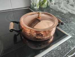 Hochwertig Stöckli kupfer Topf 18cm Swiss Made vintage