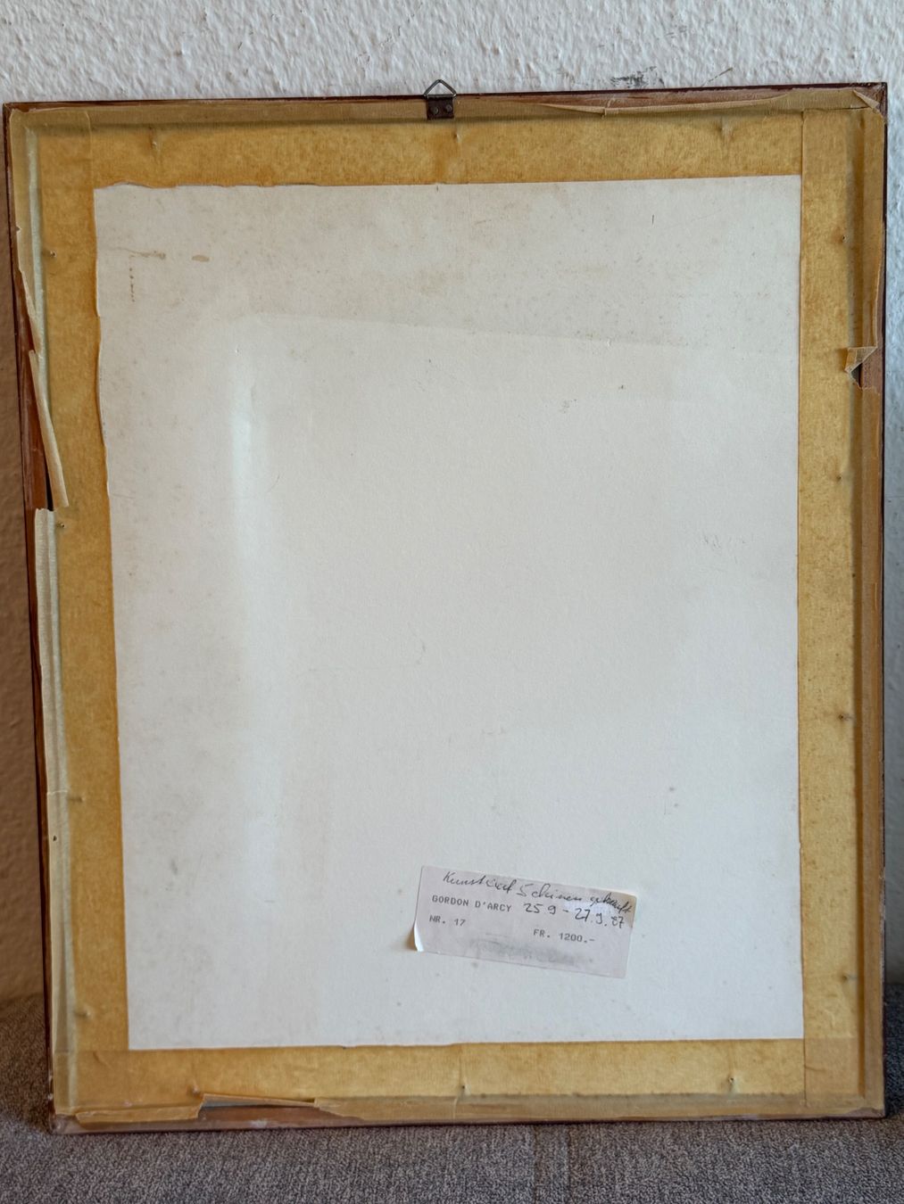 Dipinti: GORDON D'ARCY 1987 Original Gemälde – Usato da Basel venduto da PAUL_ART 8
