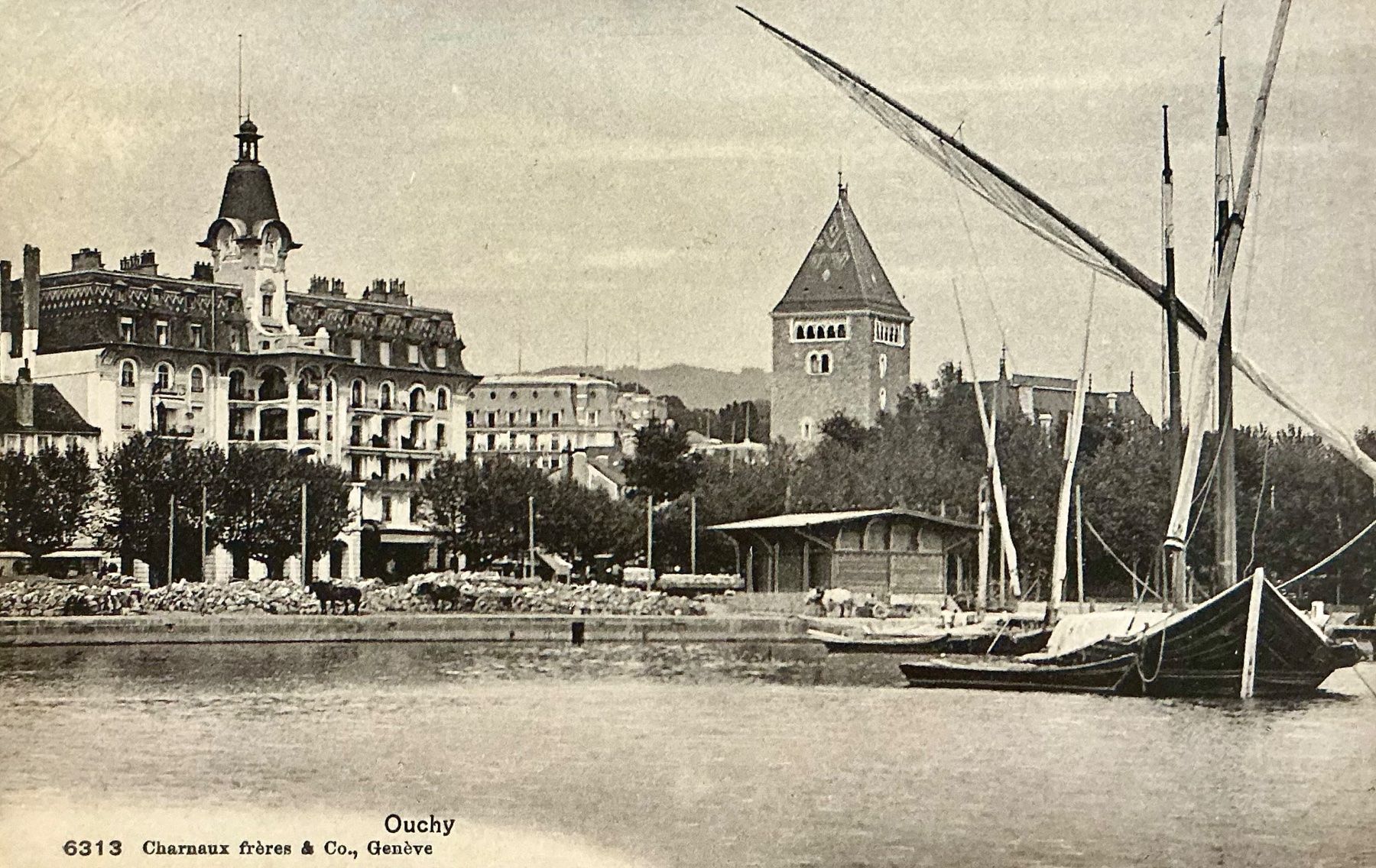 Ansichtskarten: 1931 - OUCHY - Lausanne – Gebraucht aus Root von ENGLAND-TREASURES 1