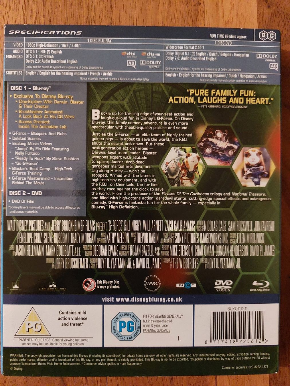 Tutti i DVDs: Blu Ray & DVD - G-Force – Usato da Rheinfelden venduto da FilmAuktion 1
