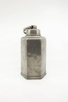 Antike Feldflasche / Schraubkanne aus Zinn 1813 ca. 1262 gr