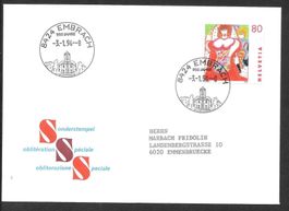 Sonderbrief S. 1504 950 Jahre Embrach 3.1.1994