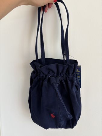 Beuteltasche Polo Ralph Lauren blau neu mit Etikett