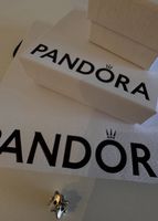 Pandora Charm 925 Sterling Silber mit Goldakzenten