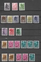 Liechtenstein 1957-1960 Lot heimatliche Bäume u. Sträuche