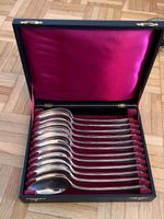12-teiliges Suppenlöffel Set, von Mappin&webb, versilbert
