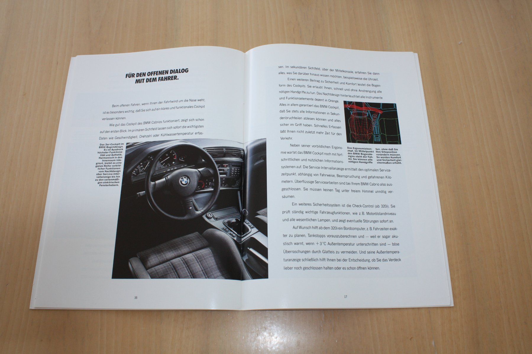 BMW Documenti: BMW 3er Cabrio Prospekt  E30   1991 – Usato da Wikon venduto da erwin400 4