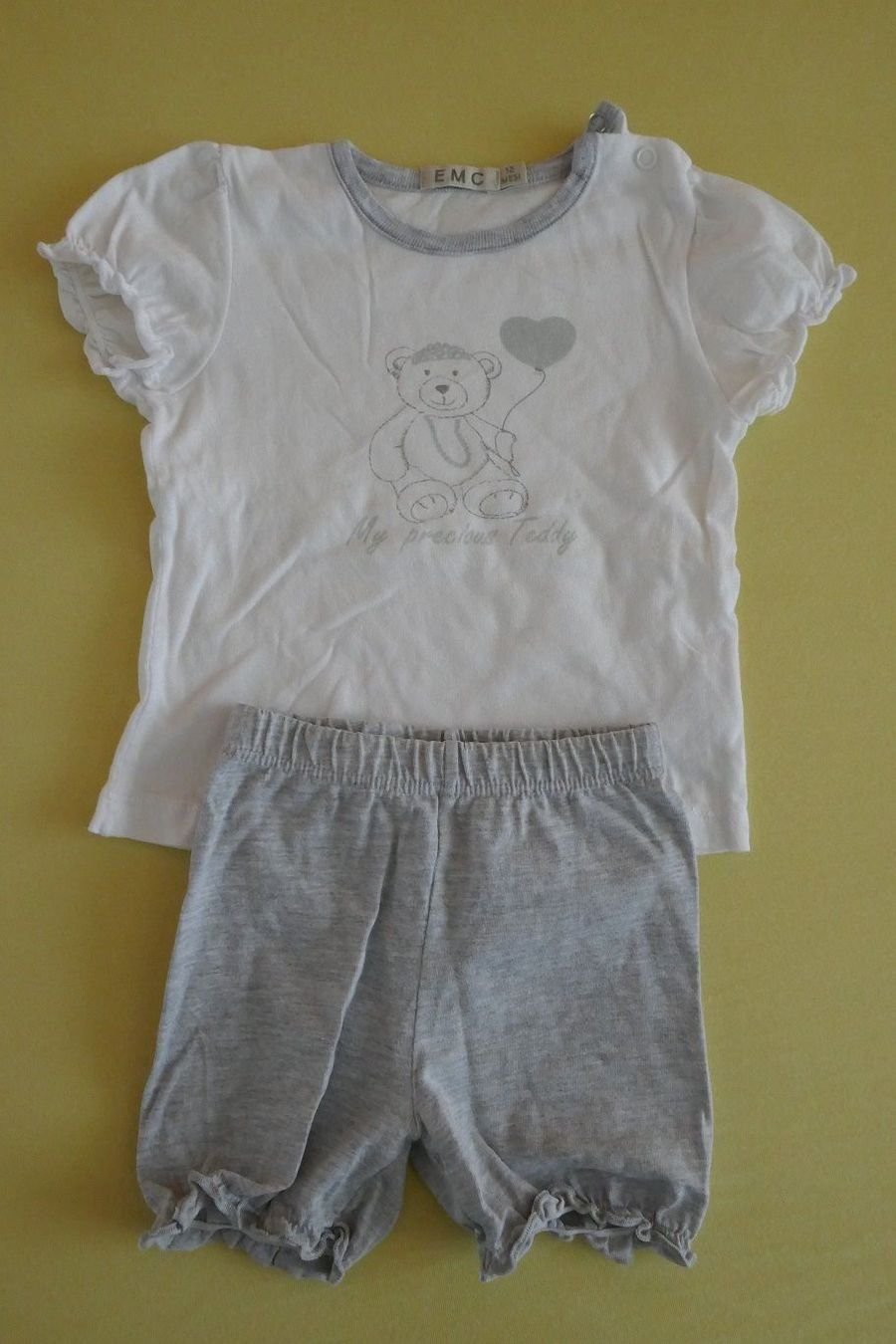 Lotti & Set di vestiti: Sommer-Zweiteiler Teddybär, Gr. 12 Mte – Nuovo (secondo la descrizione) da Horgen venduto da Feli39