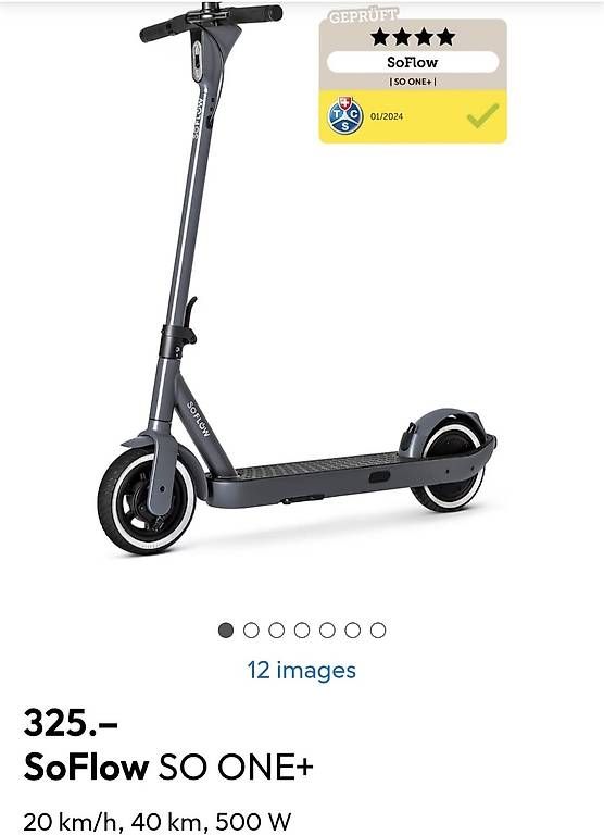Kickboard: Trottinette So Flow – Neuf avec emballage d'origine à Yverdon-les-Bains par nik_wb2h
