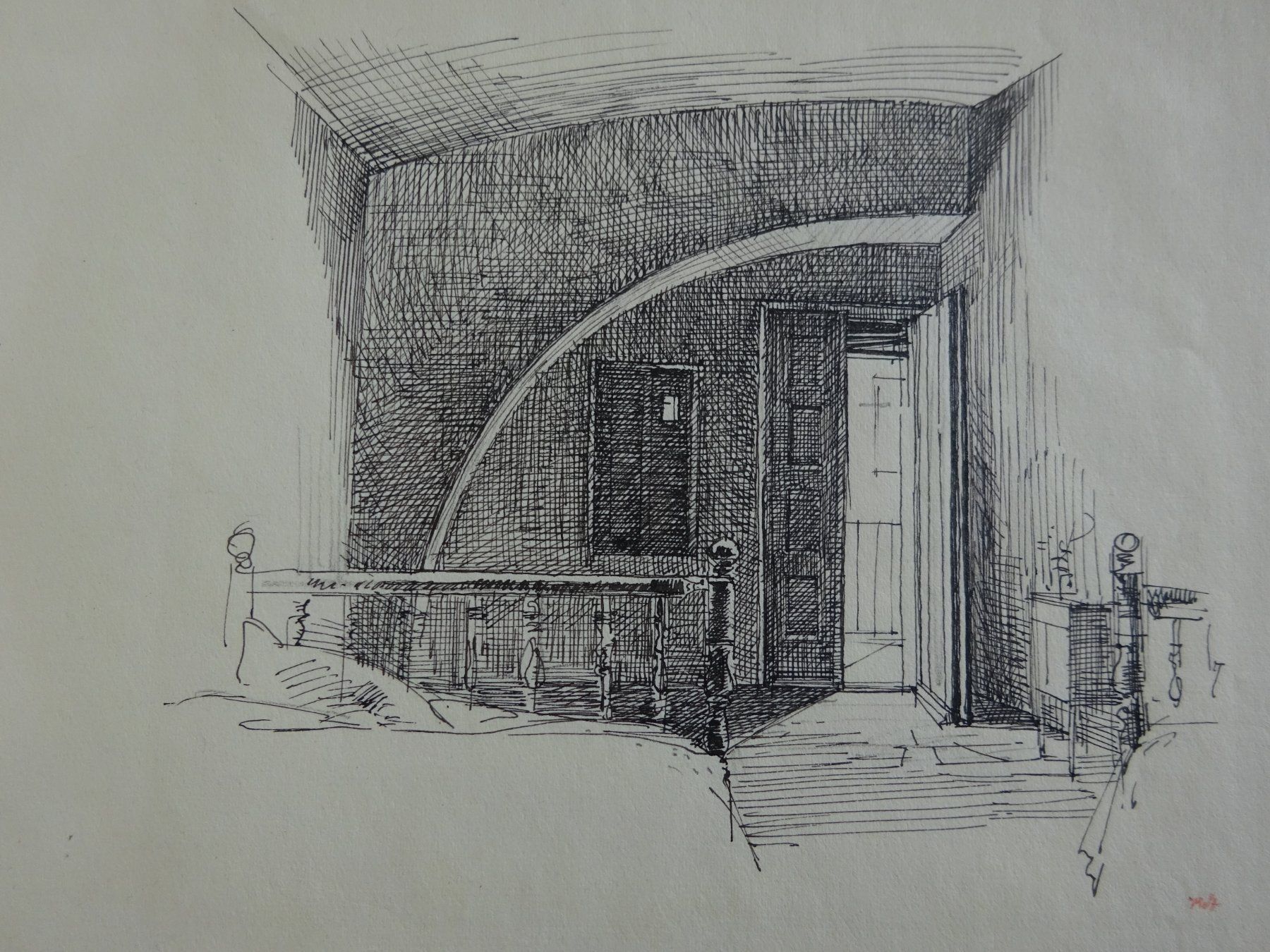 Gemälde: Schlafzimmer / Walter Roshardt 1897-1966 – Gebraucht aus Esslingen von eintagammeer 2