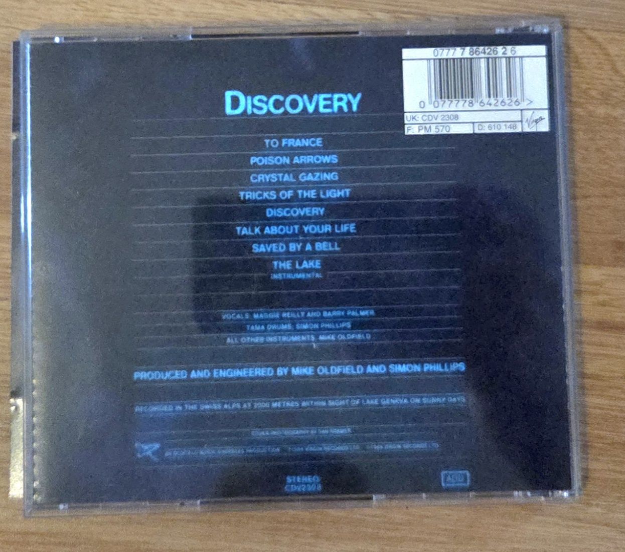 CD: Mike Oldfield Discovery  – Usato da Winterthur venduto da raymen74 3
